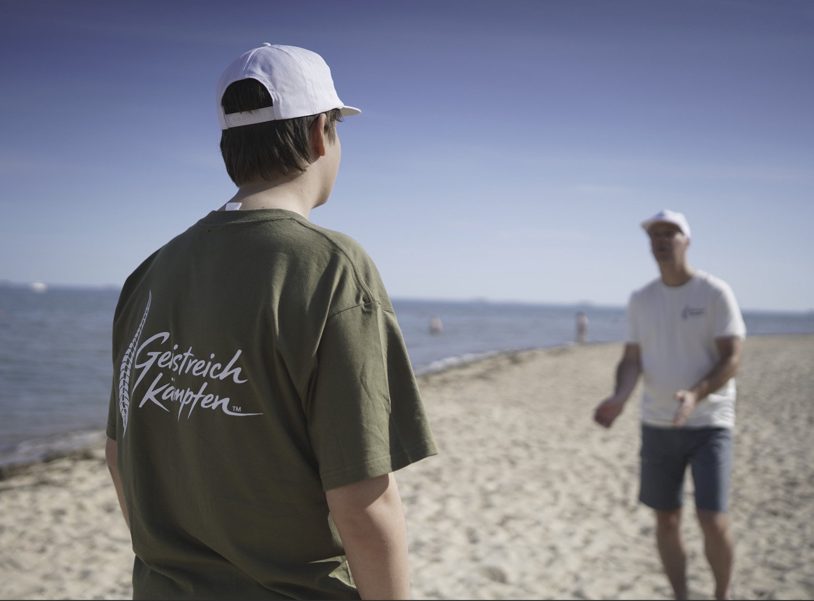 Gemeinsames Lernen am Strand auf Föhr